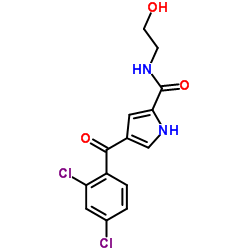 4-(2,4-Dichlorobenzoyl)-N-(2-hydroxyethyl)-1H-pyrrole-2-carboxamide图片