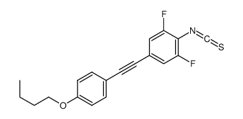 5-[2-(4-butoxyphenyl)ethynyl]-1,3-difluoro-2-isothiocyanatobenzene Structure