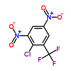 2-氯-3,5-二硝基三氟甲苯结构式