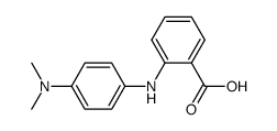 2-(4-dimethylamino-anilino)-benzoic acid Structure