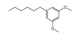 1-hexyl-3,5-dimethoxy-benzene结构式