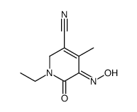 1-ethyl-5-hydroxyimino-4-methyl-6-oxo-2H-pyridine-3-carbonitrile结构式