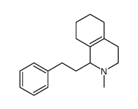 2-methyl-1-(2-phenylethyl)-3,4,5,6,7,8-hexahydro-1H-isoquinoline Structure