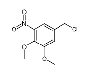 3,4-dimethoxy-5-nitrobenzyl chloride Structure