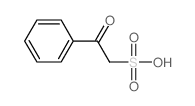 Benzeneethanesulfonic acid,â-oxo- Structure