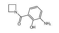 (3-amino-2-hydroxyphenyl)-(azetidin-1-yl)methanone结构式