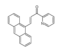 3-anthracen-9-yl-1-pyridin-2-ylprop-2-en-1-one结构式