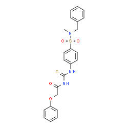 N-{[(4-{[benzyl(methyl)amino]sulfonyl}phenyl)amino]carbonothioyl}-2-phenoxyacetamide picture