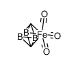 1,1,1-(CO)3-closo-1,2,4-FeC2B3H5结构式