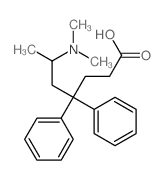 Benzenebutanoic acid, g-[2-(dimethylamino)propyl]-g-phenyl-结构式