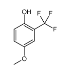 4-methoxy-2-(trifluoromethyl)phenol结构式