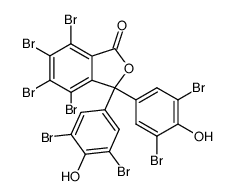 4,5,6,7-Tetrabromo-3,3-bis(3,5-dibromo-4-hydroxyphenyl)-1(3H)-isobenzofuranone Structure