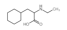 3-cyclohexyl-2-ethylamino-propanoic acid structure