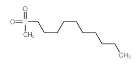 1-methylsulfonyldecane结构式