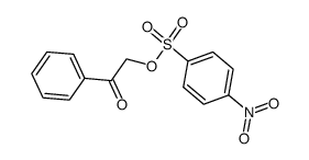 2-[(4-Nitrobenzenesulfonyl)oxy]-1-phenylethanone结构式