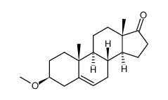 17-oxo-5-androsten-3β-methyl ether Structure