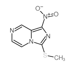 Imidazo[1,5-a]pyrazine,3-(methylthio)-1-nitro-结构式