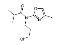 N-(3-chloropropyl)-2-methyl-N-(4-methyl-1,3-oxazol-2-yl)propanamide Structure