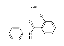 Bis-(salicylanilido)-ZnII Structure