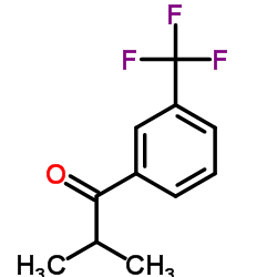 2-甲基-1-(3-(三氟甲基)苯基)丙-1-酮结构式