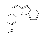 2-[2-(4-methoxyphenyl)ethenyl]-1,3-benzoxazole Structure