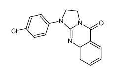 1-(4-chlorophenyl)-2,3-dihydroimidazo[2,1-b]quinazolin-5-one Structure