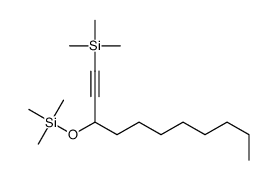 trimethyl(3-trimethylsilyloxyundec-1-ynyl)silane结构式