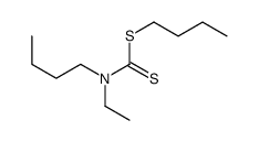 butyl N-butyl-N-ethylcarbamodithioate Structure