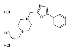 2-[4-[(5-phenyl-1,3-oxazol-2-yl)methyl]piperazin-1-yl]ethanol,dihydrochloride结构式