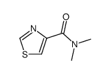 N,N-dimethylthiazole-4-carboxamide结构式