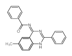 Benzamide,N-[[[[(4-methylphenyl)imino]phenylmethyl]imino]phenylmethyl]- structure