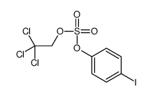 (4-iodophenyl) 2,2,2-trichloroethyl sulfate结构式