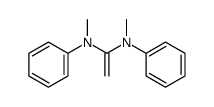 N,N'-dimethyl-N,N'-diphenylethene-1,1-diamine结构式