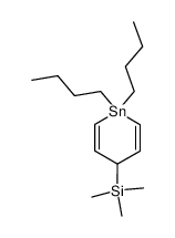 (1,1-dibutyl-1,4-dihydro-stannin-4-yl)-trimethyl-silane Structure