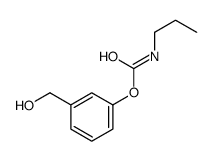 [3-(hydroxymethyl)phenyl] N-propylcarbamate结构式