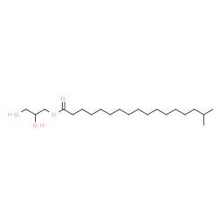 2,3-dihydroxypropyl isooctadecanoate Structure