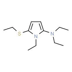 1H-Pyrrol-2-amine,N,N,1-triethyl-5-(ethylthio)-(9CI) picture