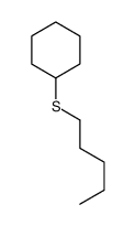 Cyclohexylpentyl sulfide Structure