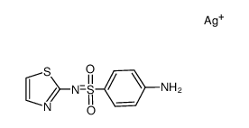 silver(I) ((4-aminophenyl)sulfonyl)(thiazol-2-yl)amide Structure