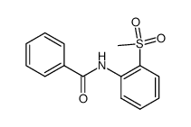 2-benzoylaminophenyl methyl sulphone Structure