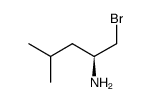 (s)-1-溴-4-甲基-2-戊胺结构式