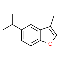 BENZOFURAN, 3-METHYL-5-(1-METHYLETHYL)- Structure