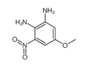 5-methoxy-3-nitrobenzene-1,2-diamine结构式