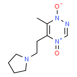 1,2,4-Triazine, 6-methyl-5-[2-(1-pyrrolidinyl)ethyl]-, 1,4-dioxide (9CI) Structure