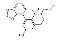 2-hydroxy-10,11-(methylenedioxy)-N-n-propylnoraporphine结构式