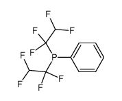 phenyl-bis-(1,1,2,2-tetrafluoro-ethyl)-phosphine Structure