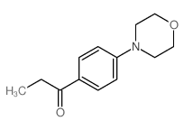 1-(4-morpholin-4-ylphenyl)propan-1-one structure