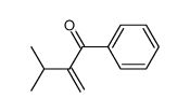 1-phenyl-2-(1-methylethyl)-2-propen-1-one结构式