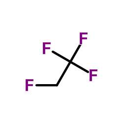 1,1,1,2-Tetrafluoroethane Structure