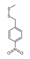 1-[(methyldisulfanyl)methyl]-4-nitrobenzene结构式